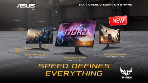 ASUS Announces Three New TUF Gaming Monitor Models