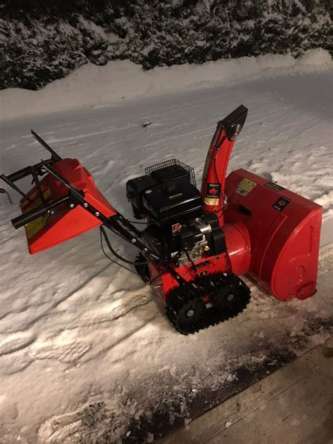 snøfres snøfreser med belter 11 HK 70 cm bredde FINN torget