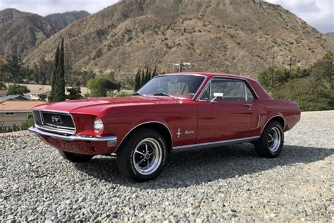 No Reserve 1968 Ford Mustang Coupe 289 3 Speed For Sale On Bat