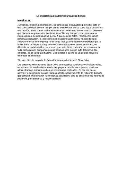 Ejemplo Para Un Discurso Introducción Apuntes De Organización Y Gestión Del Laboratorio