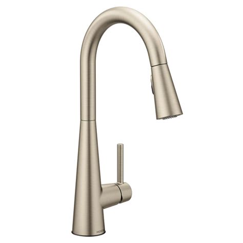 MOEN Sleek Single Handle Pull Down Sprayer Kitchen Faucet With Reflex