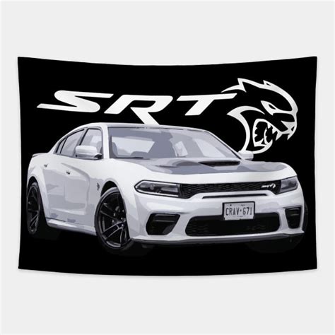 Dodge Charger Hellcat Widebody Srt White Knuckle Dodge Charger Srt Hellcat Tapestry Teepublic