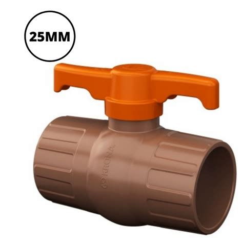 REGISTRO ESFERA SOLDAVEL AGUA FRIA 25MM KRONA 0541 Elétrica Bichuette