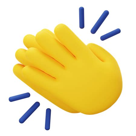 1,068 Clapping Emoji 3D Illustrations - Free in PNG, BLEND, glTF ...