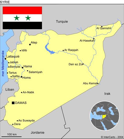 Carte De La Syrie Voyage Carte Plan