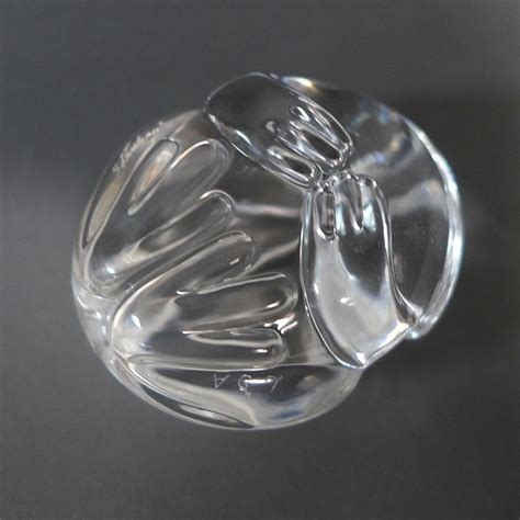 Sold Price Steuben Glass Frog Figural Hand Cooler Paperweight August