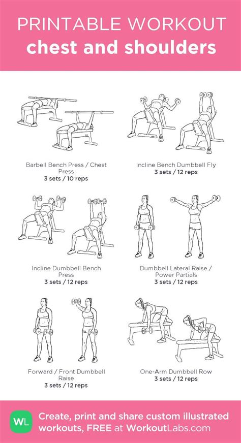 Chest And Shoulders Workout Fitnessandhealthandgym For Women Back And