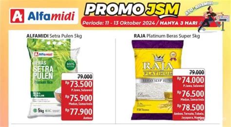 Katalog Promo Jsm Alfamidi Hanya Hari Periode Oktober