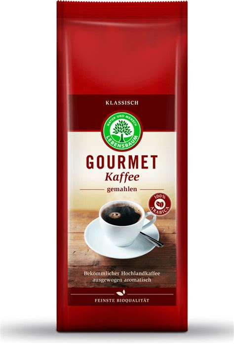 Lebensbaum Gourmet Kaffee Gemahlen 500 G Ab 8 09 Preisvergleich