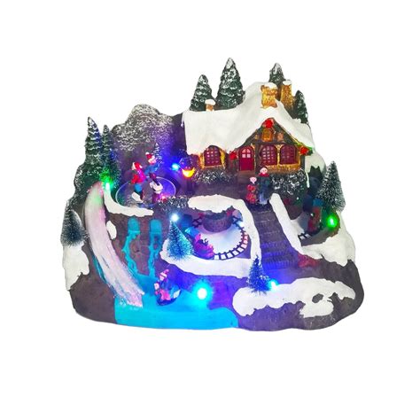 LED Scenery With Waterfall And Pond 19x29.5x20.5cm