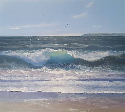 Howard Birchmore Into The Blue Seascape Painting No Naked Walls