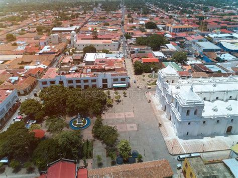 Aerial Panorama View of Leon City Editorial Stock Photo - Image of architecture, facade: 111720463