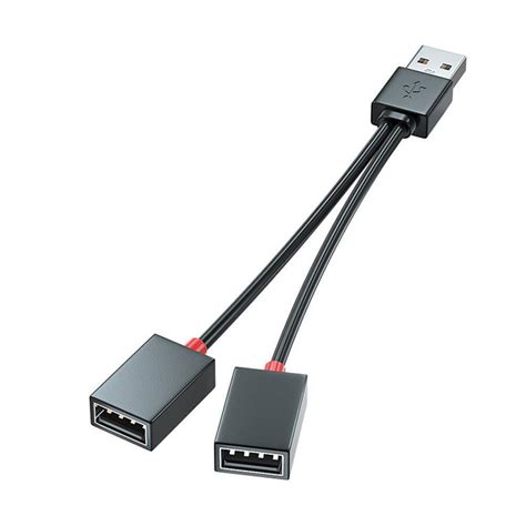 Usb A Stecker Auf Dual Buchsen Y Splitter Hub Adapter Usb Kabel