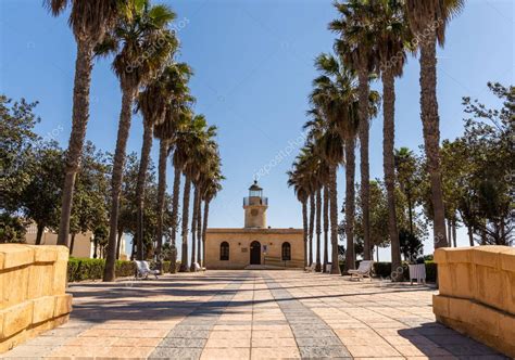 Roquetas De Mar Espa A De Marzo De Vista Del Faro De