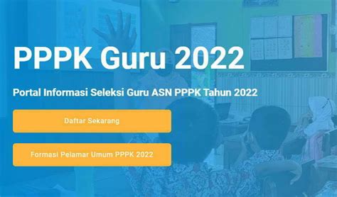 Sebelum Lebaran Info Proses Seleksi Pppk Guru 2022 Ini Jadwal