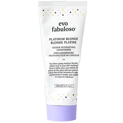 Evo Fabuloso Colour Intensifying Conditioner Platinum Blonde Vivo