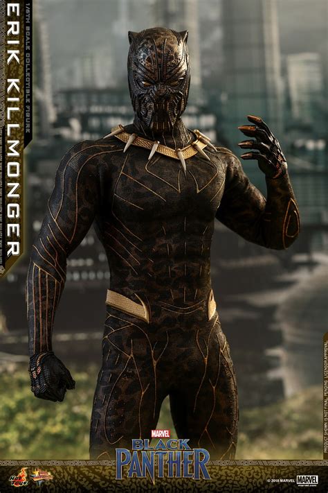 Hot Toys Marvel S Black Panther 1 6th Scale Erik Killmonger Figures
