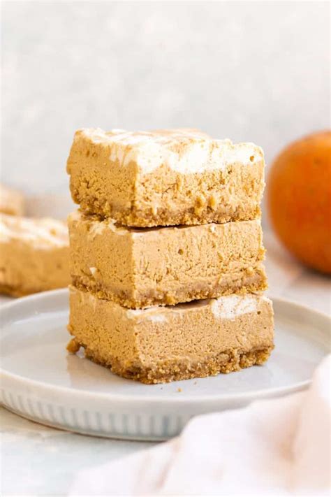 No Bake Pumpkin Cheesecake Bars 20 Min Prep Chunky In Kentucky