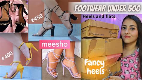 HUGE MEESHO FOOTWEAR Haul Starting From 350 Heels Flats Pumps