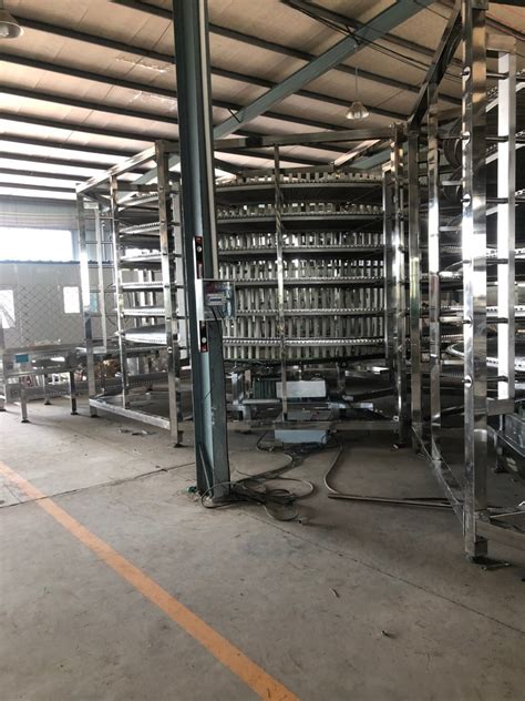 Conveyor Bread Cooling Tower Food Industry Spiral Conveyor Spiral