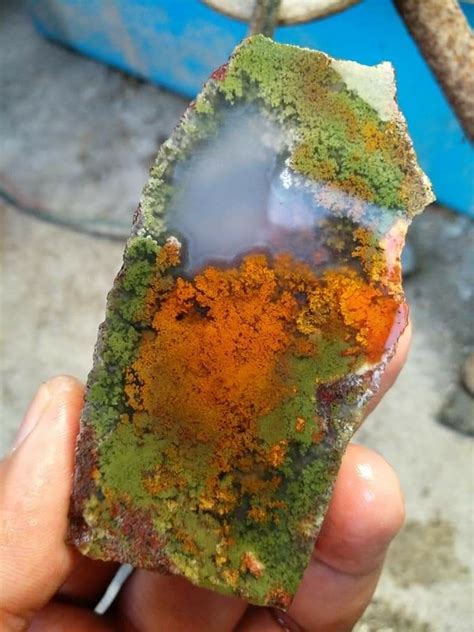 Pin By Idn Gems On Rough And Slab Indonesian Moss Agate Gems And