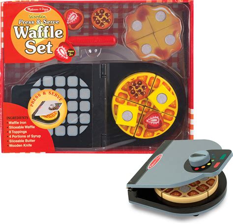 Wooden Press & Serve Waffle Set - Junction Hobbies and Toys