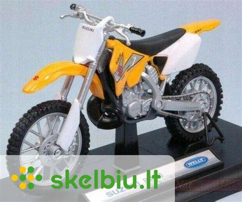 Suzuki Rm 250 Motorcycle Modeliukas 1 18 Welly Skelbiu Lt