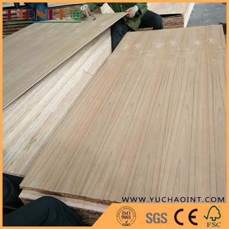 Teak Natutal Veneer Laminate Fancy Plywood For Furniture And Decoration China Teak Veneer