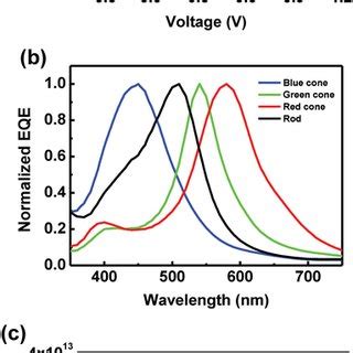 A Jv Characteristics Of The Perovskite Photodetectors Under A Sun