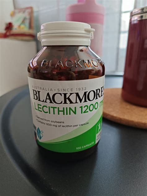 Blackmore S Lecithin 1200 Mg 100 Capsules Health Nutrition Health