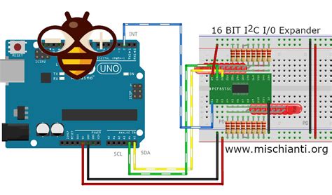 Pcf I C Bit Digital I O Expander Renzo Mischianti