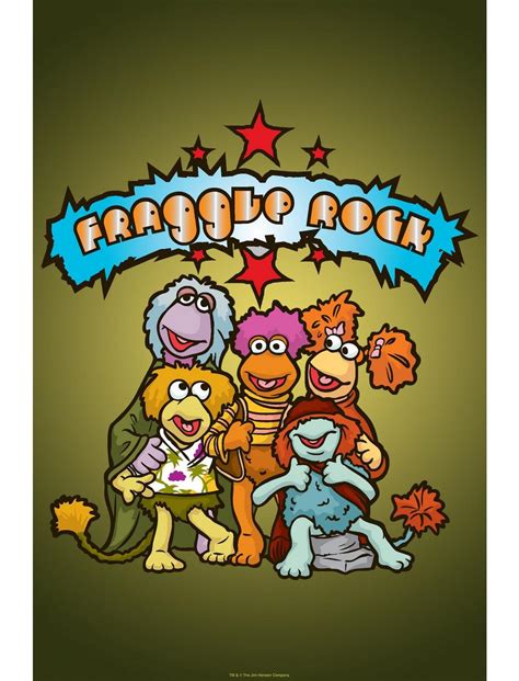 Jim Hensons Fraggle Rock Back To The Rock The Fraggles Poster White