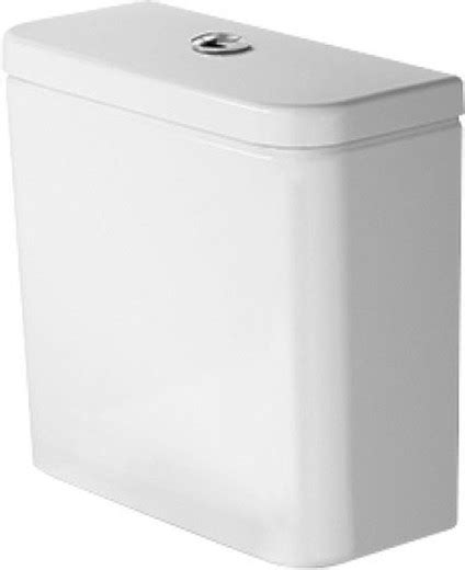 Floor Standing Toilet With Duravit Rimless Low Tank Cistern With