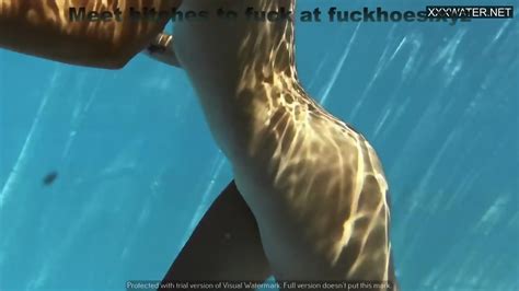 Horny Hungarian Tight Pussy On Camera By The Pool