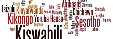 Les langues les plus parlées en Afrique