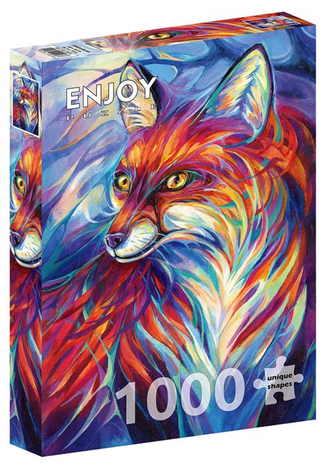 Enjoy Puzzle Kolorowy Lis 1000 El Enjoy Sklep EMPIK