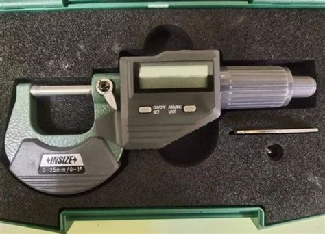 25 Mm Insize 3109 25A Digital Outside Micrometer Size 5 Inch Length