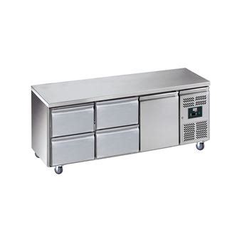 DESSERTE REFRIGEREE INOX CENTRALE 2 8C R600A L2G R600a Acier