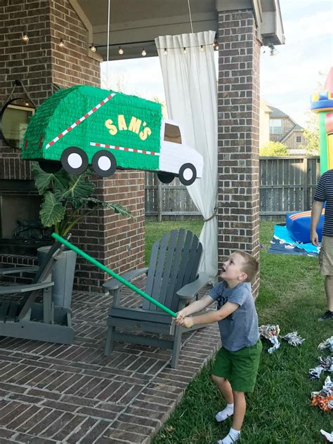 Trash Truck Birthday Party Crazy Wonderful Truck Theme Birthday