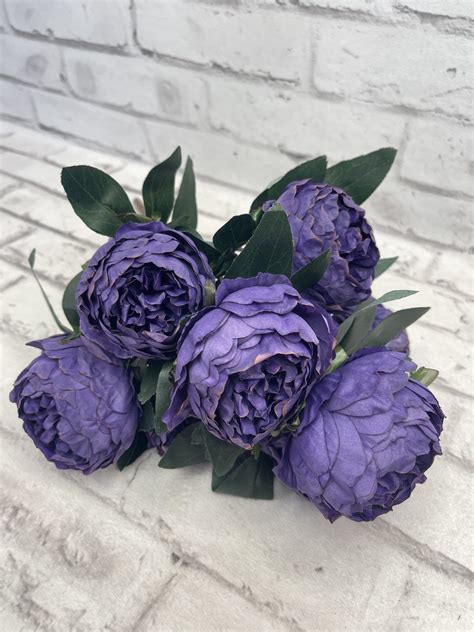 Purple Dry Peony Bush - Kelea's Florals