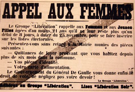 Appel Aux Femmes 1945 Pearltrees