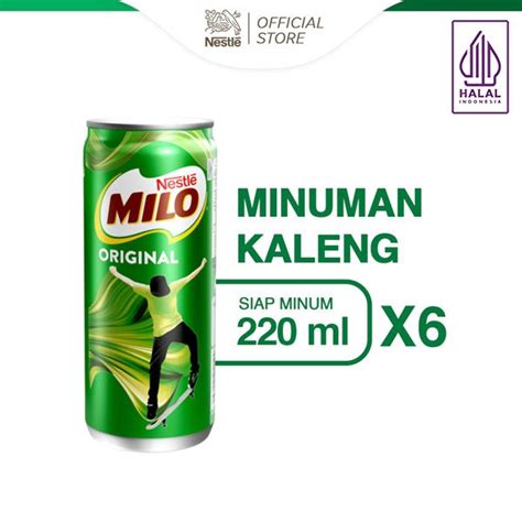 Promo NESTLE MILO Activ Go Original Minuman RTD Susu Kaleng 220ml X