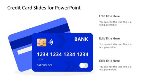 Credit Card Template For Powerpoint Slidemodel