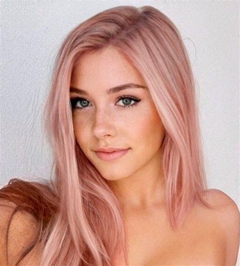 Pin By Shea Chambers On Rose Gold Pink Hair Color In 2023 Pink Blonde