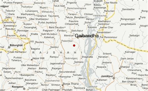 Gaibandha: Map of Gaibandha District