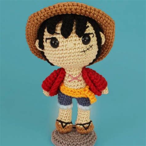 Luffy One Piece Amigurumi Elo7 Produtos Especiais