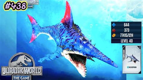 Jurassic world the game 438 ฉลามฟนเลอยเครองบดเนอแหงทองทะเล