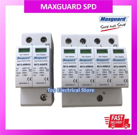 Maxguard Surge Protection Device Maxguard SPD 40kA 2P 4P MY2