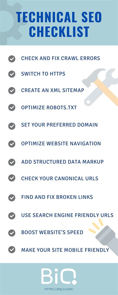 Technical Seo Checklist Template