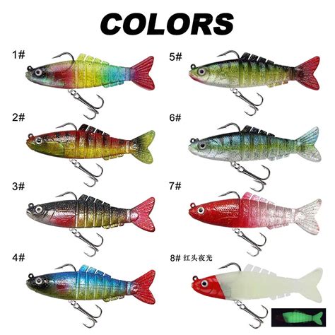 Hunthouse Soft Fishing Lure Swimbait Wobbler Pvc Artificial Bait Vib